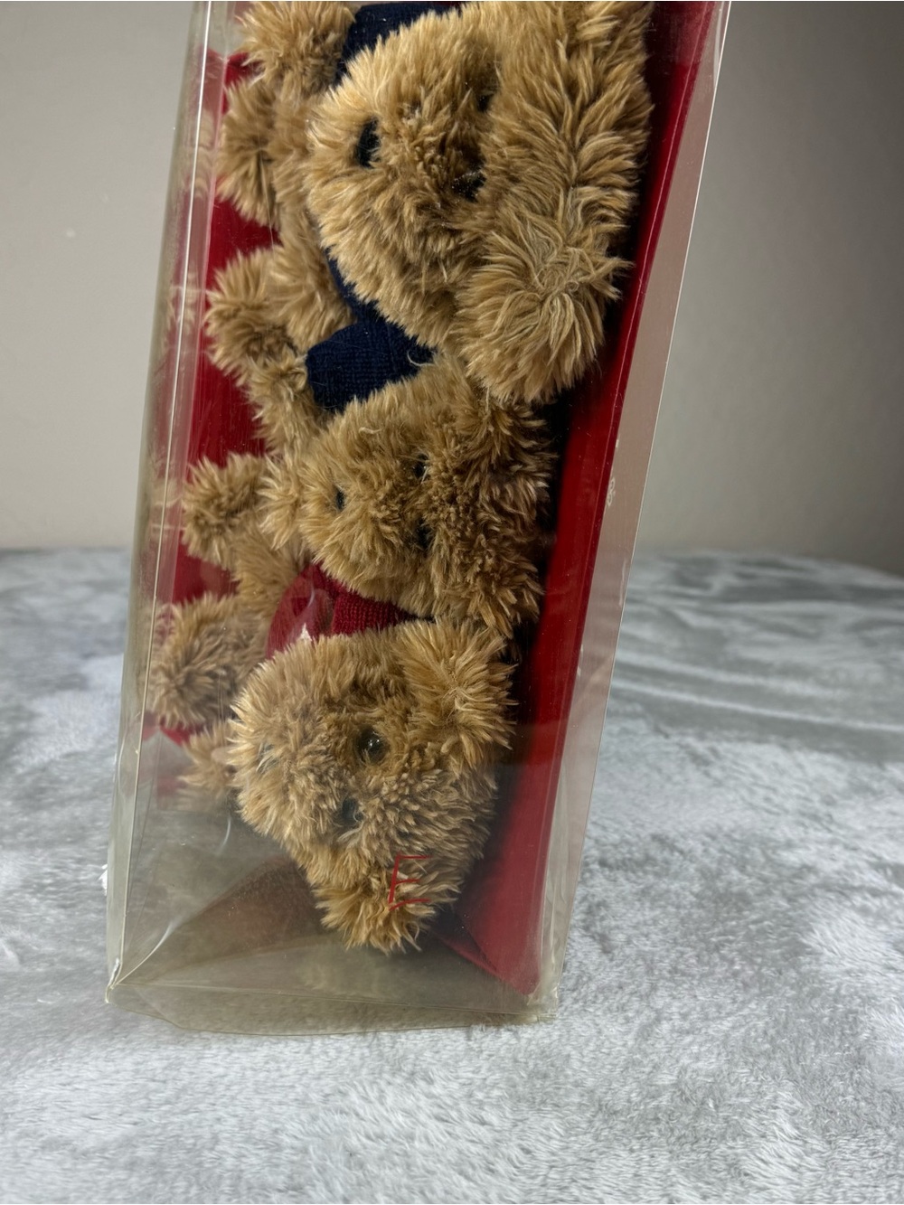 VTG 2002 Ralph Lauren POLO Plush The Bears That Care Red White Blue Sweaters NEW - Picture 10 of 12
